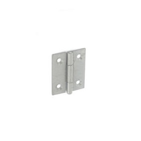 Securit Steel Butt Hinges (Pack of 20) Silver (40mm)