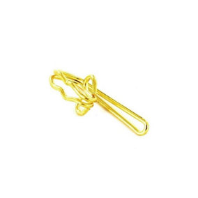 Securit Steel Curtain Hooks (Pack of 20) Gold (One Size)