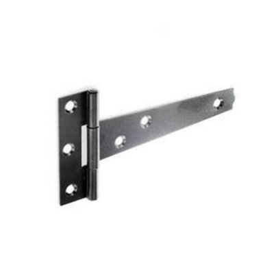 Securit Tee Hinges (Pair) Light Black (10cm)