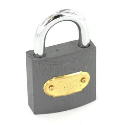 Securit Tricircle Iron Cylinder Padlock Silver/Grey (63mm)