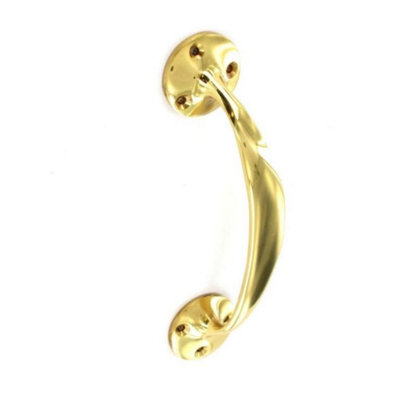 Securit Victorian Bow Handle Gold (150mm)