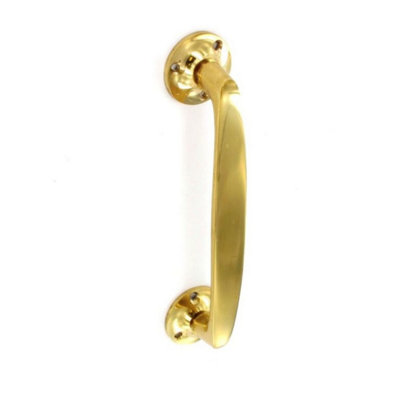 Securit Victorian Pull Handle Br (165mm)