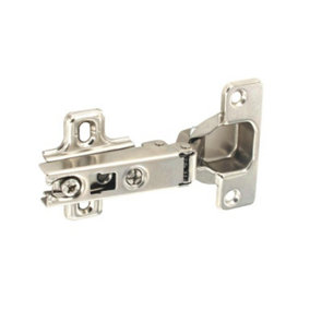 Securit Zinc Plated Concealed Hinges (Pack of 2) Silver (35mm)