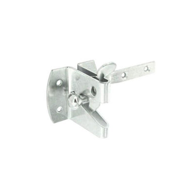 Securit Zinc Plated Gate Latch Silver (One Size) | DIY at B&Q