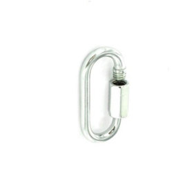 Securit Zinc Plated Quick Link Silver (8mm)