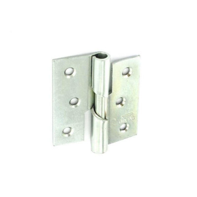 Securit Zinc Plated Right Hand Rising Butt Hinge Silver (75mm)