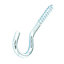 Securit Zinc Plated Screw Hook (Pack Of 4) Silver (55mm)