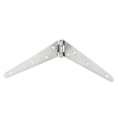 Securit Zinc Plated Tee Hinge (Pack of 2) Silver (One Size) Price Comparisons | Compare The Build