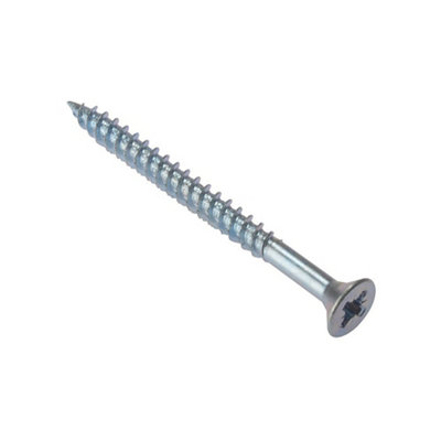 Securit Zinc Plated Wood Screws (Pack of 10) Silver (One Size) Price Comparisons | Compare The Build
