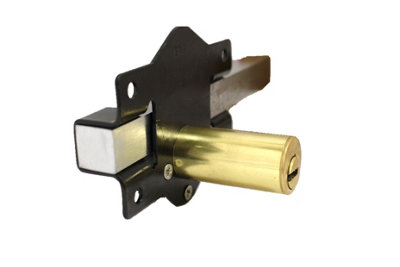 SECURITY 50mm Long Throw Bolt Gate Lock Garage SHED Single 5 Keys AND HANDLE