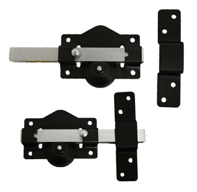 SECURITY 50mm Long Throw Bolt Gate Lock Garage SHED Single 5 Keys AND HANDLE