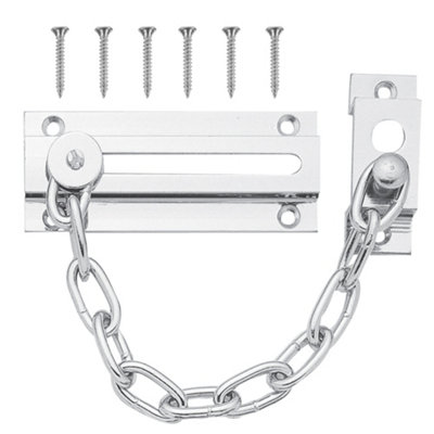 Security Chain for Front Door, Chrome Safety Chain Door Lock, Door Chains UPVC Door Chain, Chrome Chain Lock for Door Price Comparisons | Compare The Build