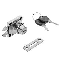 Security Double Hook Lock Cabinet Drawer Cupboard Locker+Keys model: z202