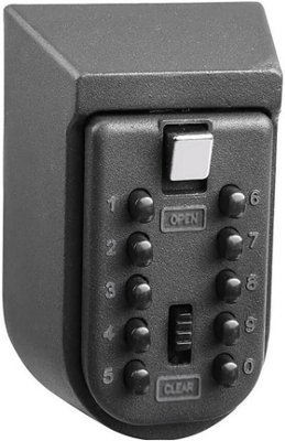Security Lock Boxes, 10 Digit Combination, Key Hider, Wall Mounted ...