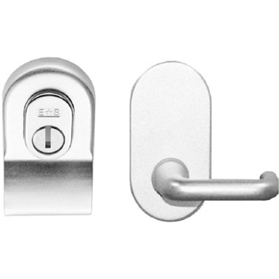 Security Profile Cylinder Latch Pull Handle & Mini Lever Polished Chrome 86x54mm