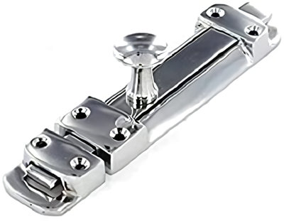 Security Slide Door Bolt in Polished Chrome 150mm (6") - Golden Grace