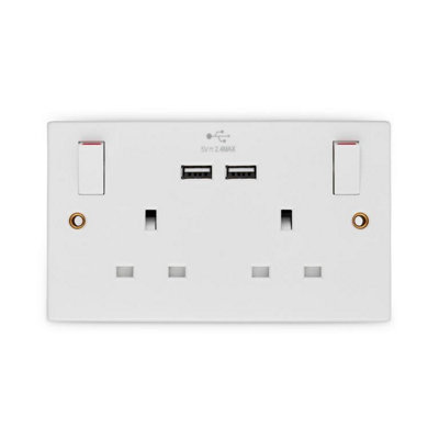 Securlec Switched Socket White (One Size)