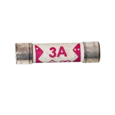 Securpak 3A Fuses (Pack of 3) Red (One Size)