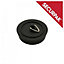 Securpak Bath Plug Black (45mm)