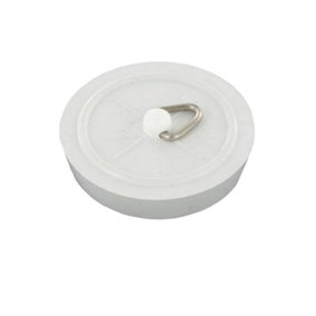 Securpak Bath Plug (Pack of 2) White (45mm)