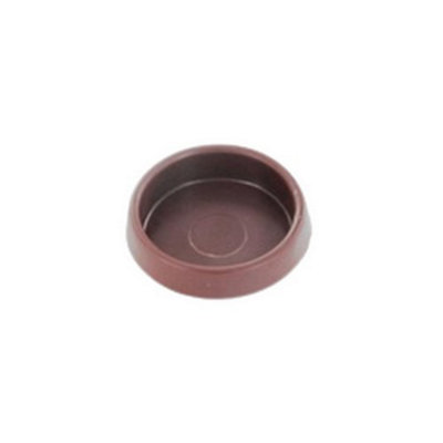 Securpak Castor Cups (Pack of 2) Brown (L)