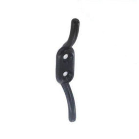 Securpak Cleat Hook Black (90mm)