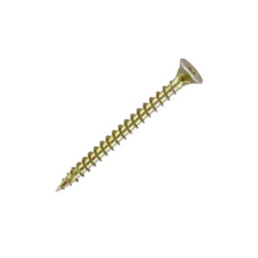 Securpak Countersunk Pozi Head Screw (Pack of 80) Gold (13mm x 3mm)
