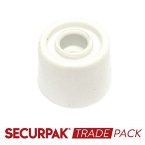 Securpak Door Stopper (Pack of 20) White (32mm)