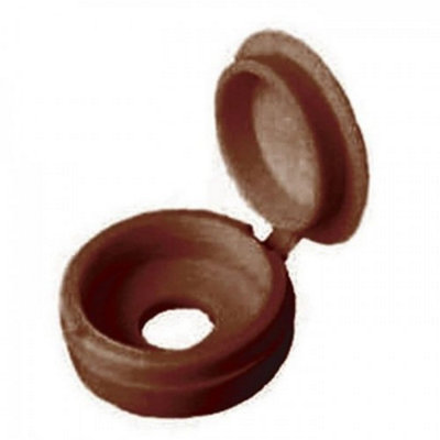 Securpak Foldable Screw Cap (Pack of 25) Brown (One Size)