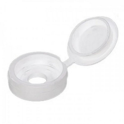 Securpak Foldable Screw Cap (Pack of 25) White (One Size)
