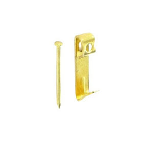 Securpak Picture Hooks (Pack of 15) Gold (One Size)