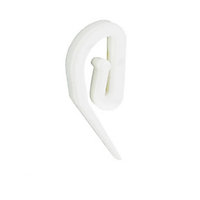 Securpak Plastic Curtain Hooks (Pack of 300) White (One Size)