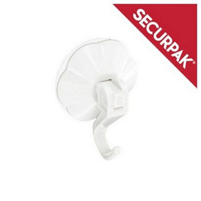 Securpak Suction Hook White (One Size)