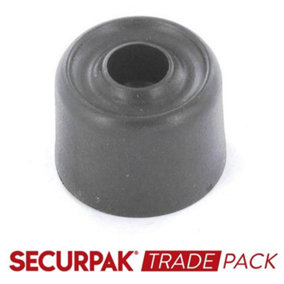 Securpak Trade Pack Door Stopper (Pack of 20) Black (32mm)