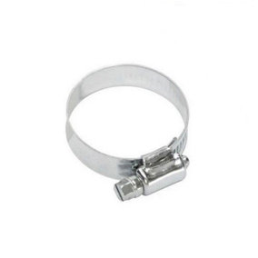 Securpak Zinc Plated Hose Clip (Pack of 2) Silver (0.06in)