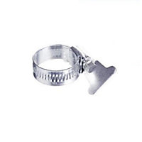 Securpak Zinc Plated Hose Clip (Pack of 2) Silver (3.1mm)