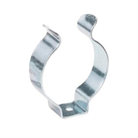Securpak Zinc Plated Pipe Clips (Pack of 3) Silver (1in)