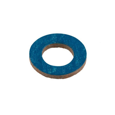 Securplumb Fibre Tap Connector Washer (Pack Of 4) Blue/Brown (One Size)
