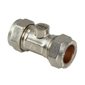 Securplumb Isolating Valve (Pack of 10) Silver (15mm)