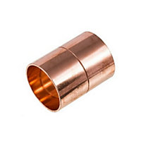 Securplumb Straight Coupler (Pack of 10) Copper (15mm)