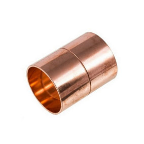 Securplumb Straight Coupler (Pack of 10) Copper (15mm)