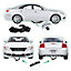 Sedan Car Cover Waterproof Rain Dust Sun UV with Cotton Zipper (480x175x120 cm)