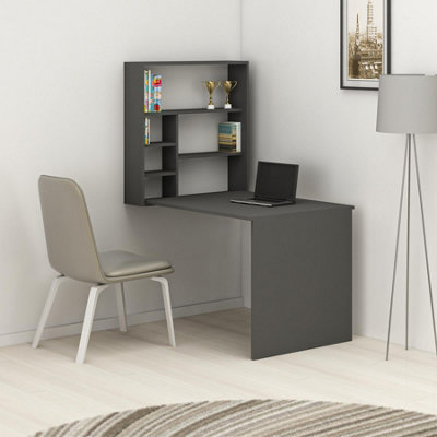 Sedir Computer Study Desk - Anthracite