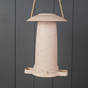 Seed Bird Feeder Made with Chaff Earthy Sustainable