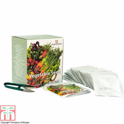 Seed Grow Kit Vegetable Bumper Pack + Free Snips (Contains 35 Varieties ...