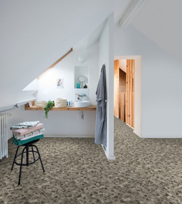 Selby Stone Effect Vinyl Flooring 4m x 2m (8m2) - 5