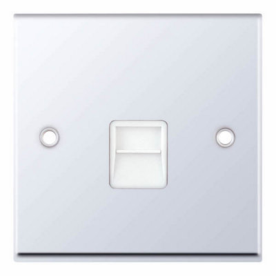 Selectric 7MPRO-338 1 Gang Master Communication Sockets in Polished ...