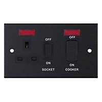 Selectric DSL11-31 M5 Cooker Control Unit with Neons 45A (Matt Black)
