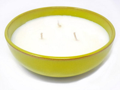 Selena Glaze Lime Citrus Grove Hand Dipped Soy Wax Candle (Diam) 14cm