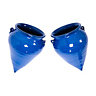 Selena Hand Dipped Glaze Blue Set of 2 Teardrop Hanging Plant Pots (H) 22cm